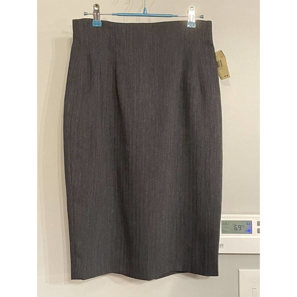 Dana Buchman Skirt Wool Straight Pencil Knee Length Career Business Sz 8 Classic